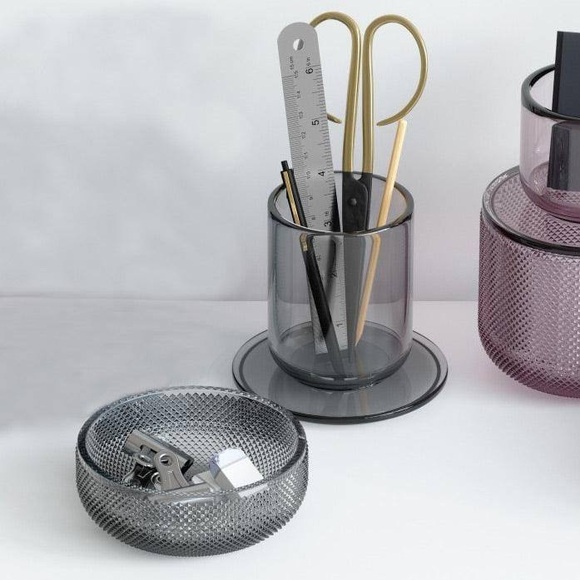 Umbra Allira Black Vase + Holder - Picture 2 of 5